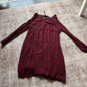 Maroon old navy dress